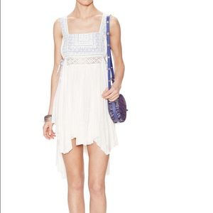 Free People A Night In Delhi Dress、white/blue