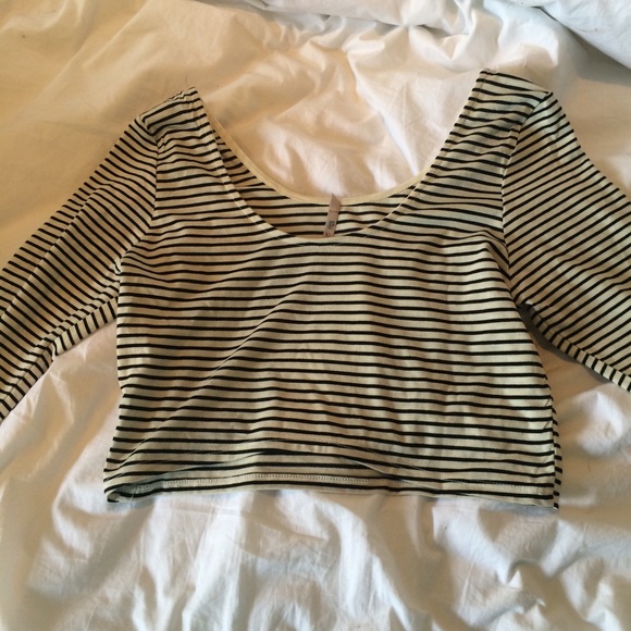 Stripped crop top