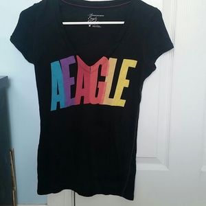 Black American Eagle graphic tee