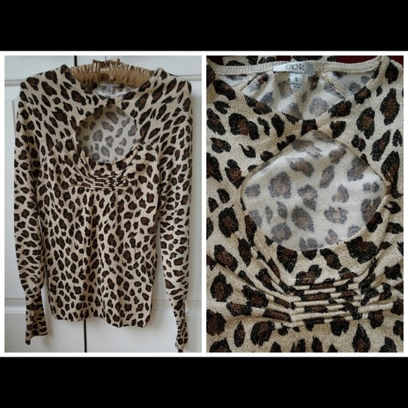 Ladies Animal print sweater size Small from Cache