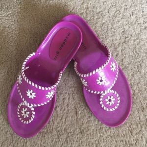 Summer time wear jelly flip flop wear