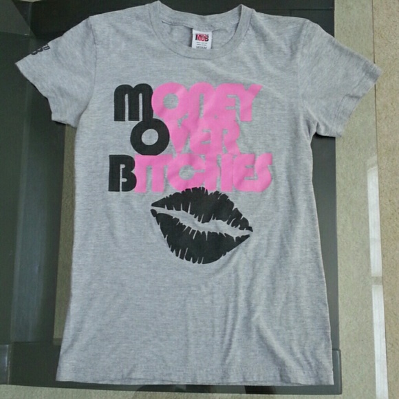 "Money Over Bitches" Married To The Mob Tee