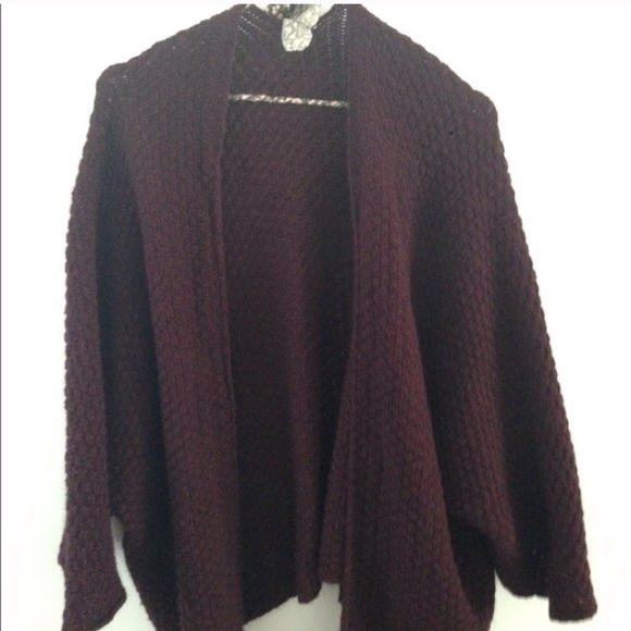 Brandy Melville burgundy cardigan