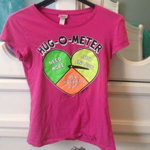 Girls hug o meter shirt