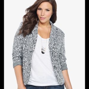 Rose Plus Size Knit Blazer NWOT