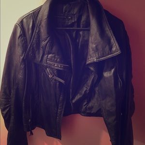Zara Black Leather Jacket