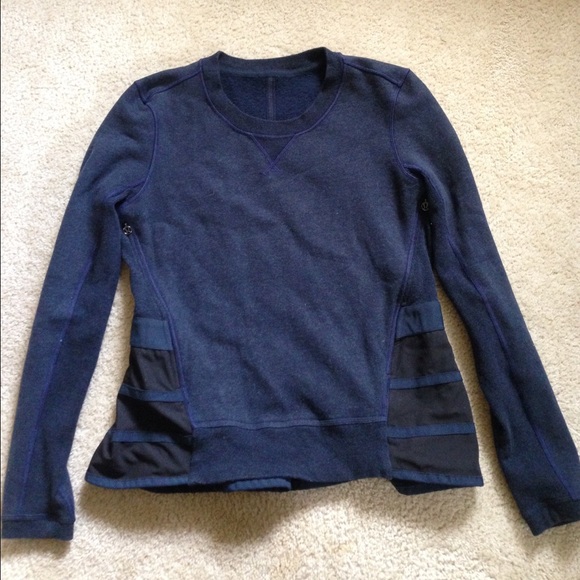 Lululemon Ruffle Back Sweater (Rare)