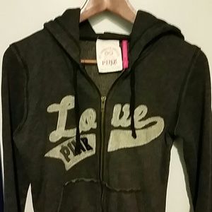 Lovely Hoodie nice Grey, Pink Victoria's Secret