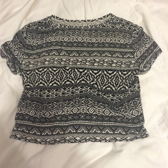 Tribal print American eagle shirt