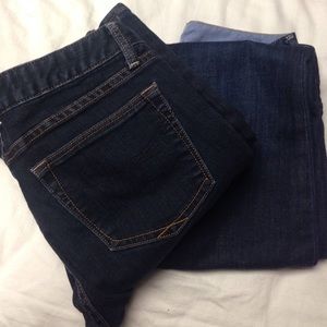2 pairs of Gap boot cut jeans