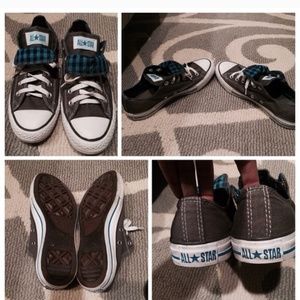 Double Tongue Converse All Stars