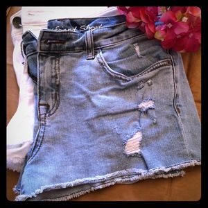 VS denim shorts