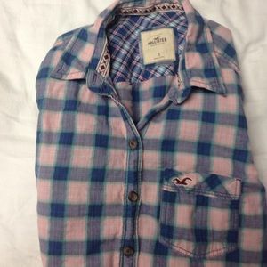 Hollister plaid shirt