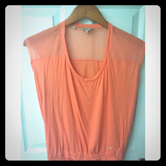 Orange Guess Shirt