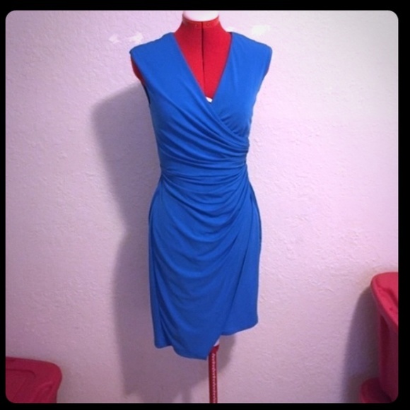 Blue Wrap Dress