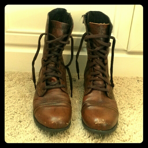 Steve Madden combat boots