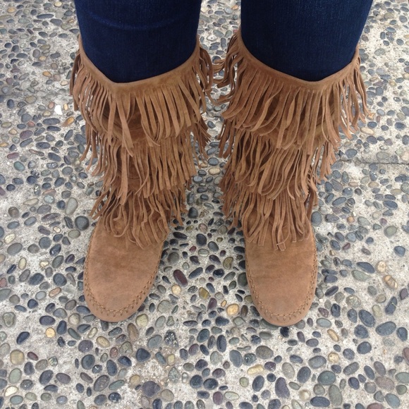 Triple Fringe Boots