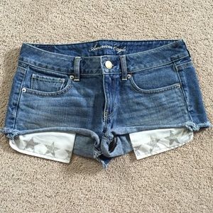 American Eagle star pocket denim cut offs