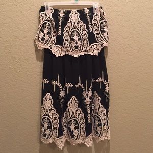 Adorable Black & White Boutique Dress!