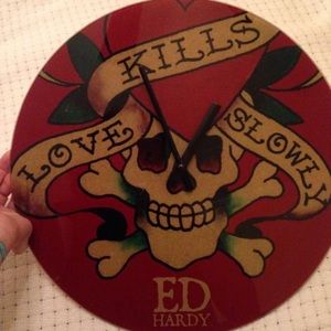 Ed Hardy clock