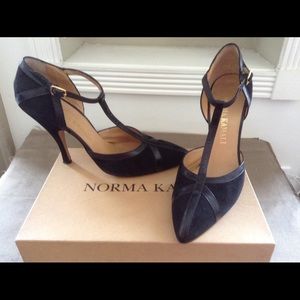 Sexy Suede T Strap Norma Kamali Shoes