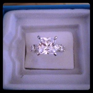 Beautiful engagement ring silver 926 from jpg