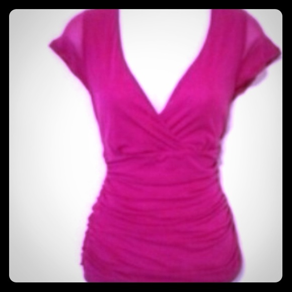 Gorgeous Pink Wrap Blouse