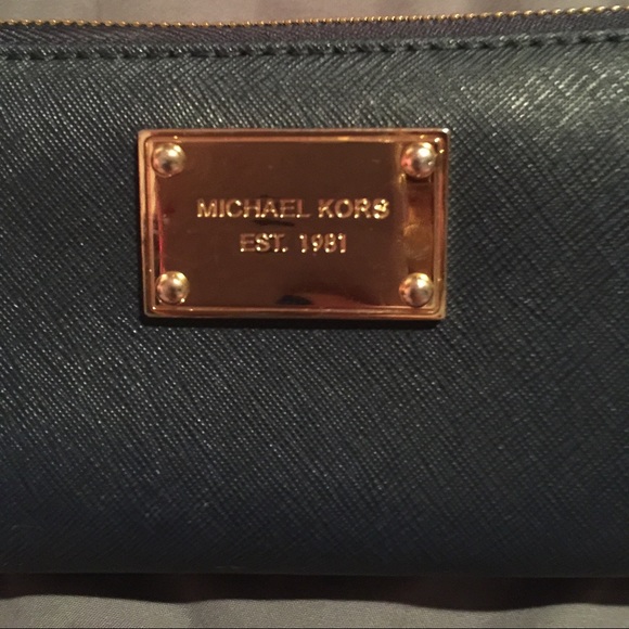 Michael Kors Navy Blue Wallet