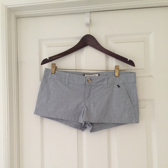 Abercrombie & Fitch Seersucker Shorts, Size 6, New