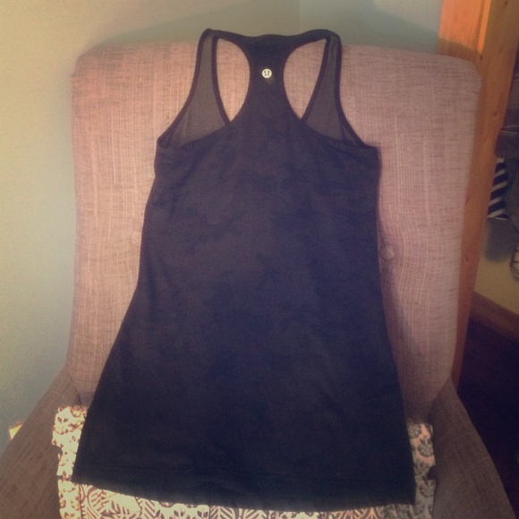 Black Camo Lululemon racer back tank