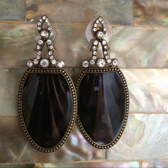 Vintage rhinestone earrings