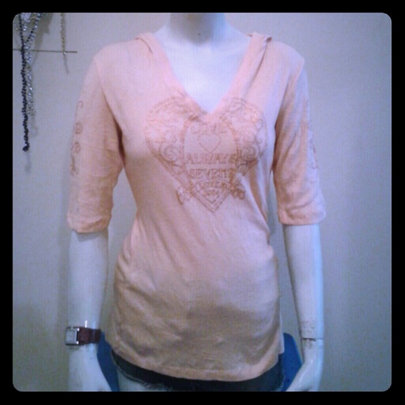 Seven7 hooded shirt
