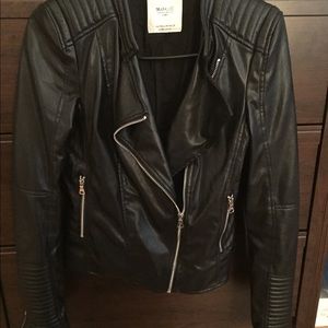 Zara faux leather jacket