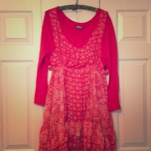 Red bandana Tailliszme tunic or dress