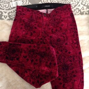 J Brand Super Skinny Mid Rise "Gaya" Pant