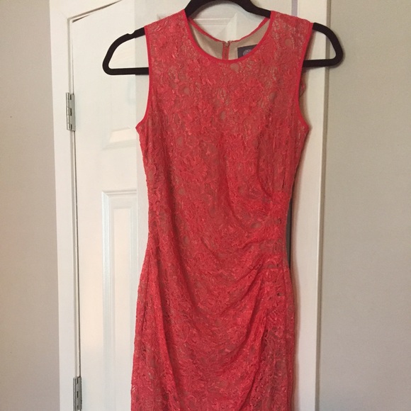 Vince Camuto Dresses & Skirts - Vince Camuto coral lace dress