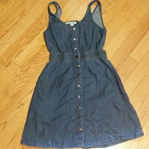 Denim open back forever 21 dress