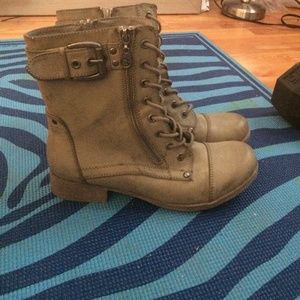 G by Guess neutral combat boots
