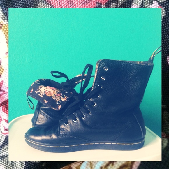 Doc Martens Black Leather Boots
