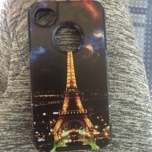 Black Eiffel Tower iPhone 4 OTTERBOX