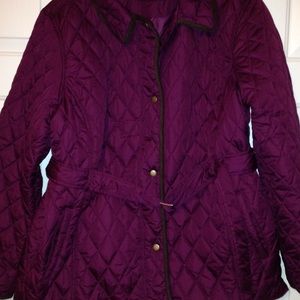 Quilted Plum Barn Coat