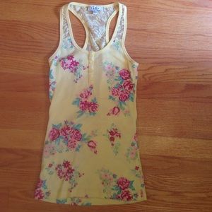 Cute Floral Tank Top