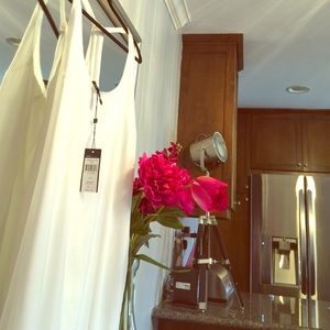 High low dress white