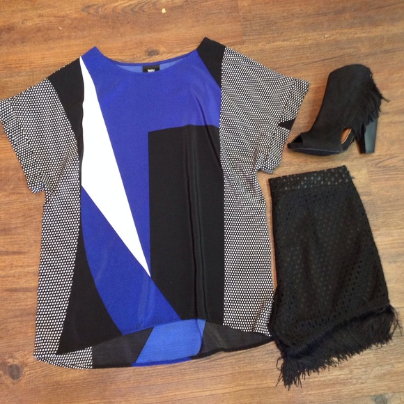 Multi-color Silk Top