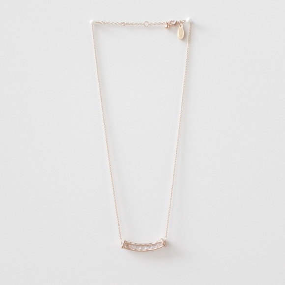 Faux Diamond Necklace
