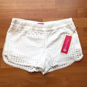 Lilly Pulitzer for Target white eyelet shorts S
