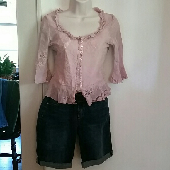 Seven brand lace top