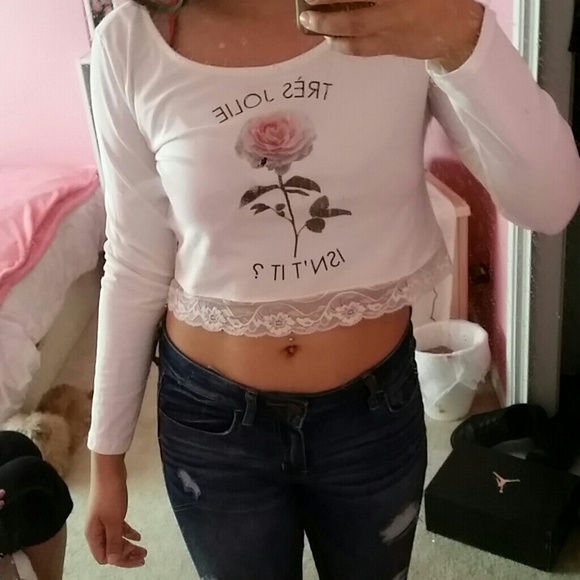 Cute H&M cropped top 💕