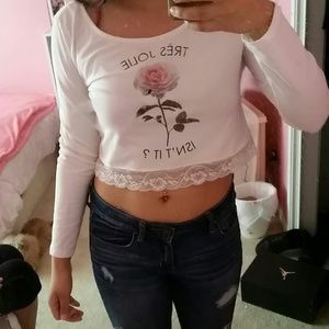 Cute H&M cropped top 💕