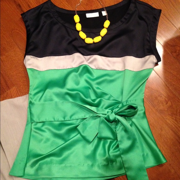 Color block top